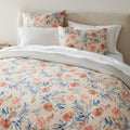 European Linen Cotton Jolie Fleur Duvet Cover & Pillowcases