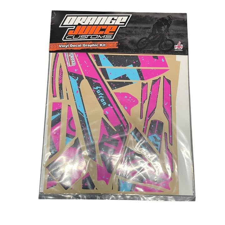 SUR RON OEM GRAPHICS KIT – PINK/BLUE SPLATTER GLOSS