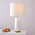 Faceted Porcelain Table Lamp (63 cm)
