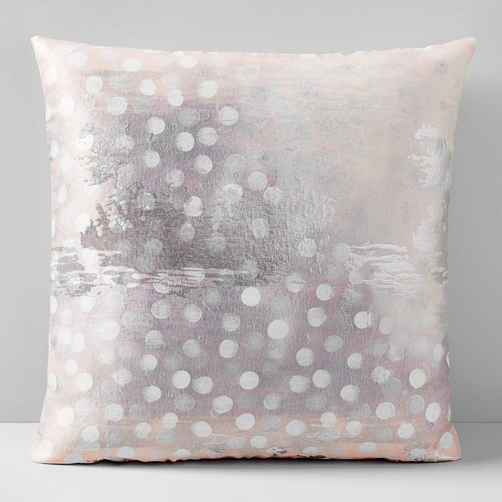 Falling Snow Brocade Cushion Cover