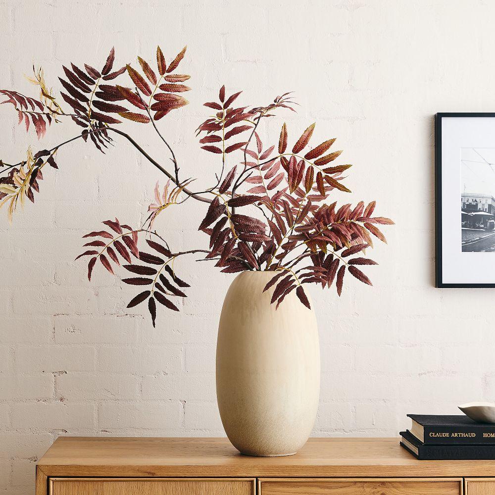 Faux Autumn Leaves Branch
