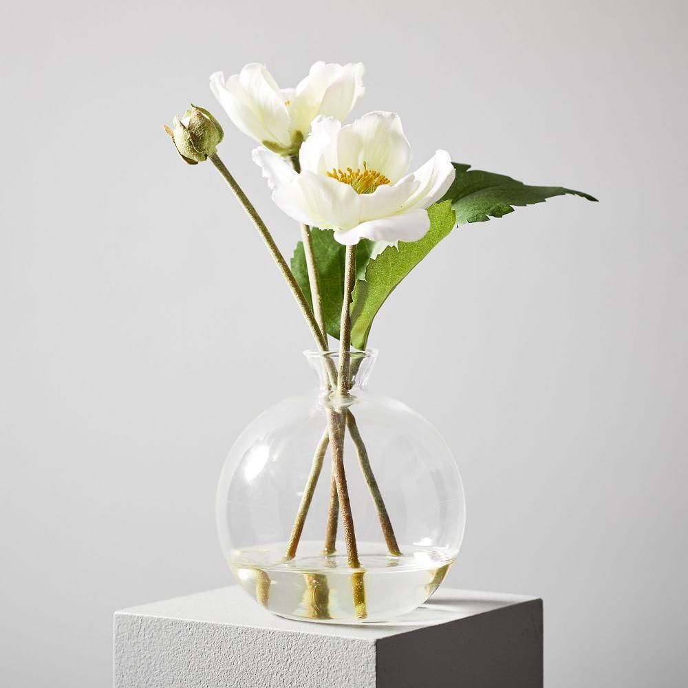 Faux Botanicals - Potted Anemone