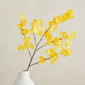 Faux Gingko Branch - Yellow