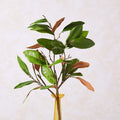 Faux Green Magnolia Leaves Branch