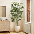 Faux Potted Bamboo Palm Tree (213 cm)