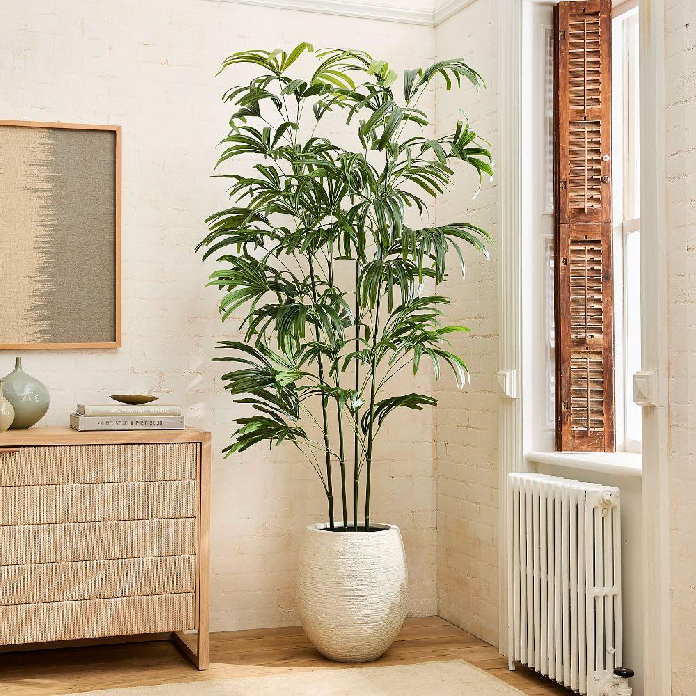 Faux Potted Bamboo Palm Tree (213 cm)