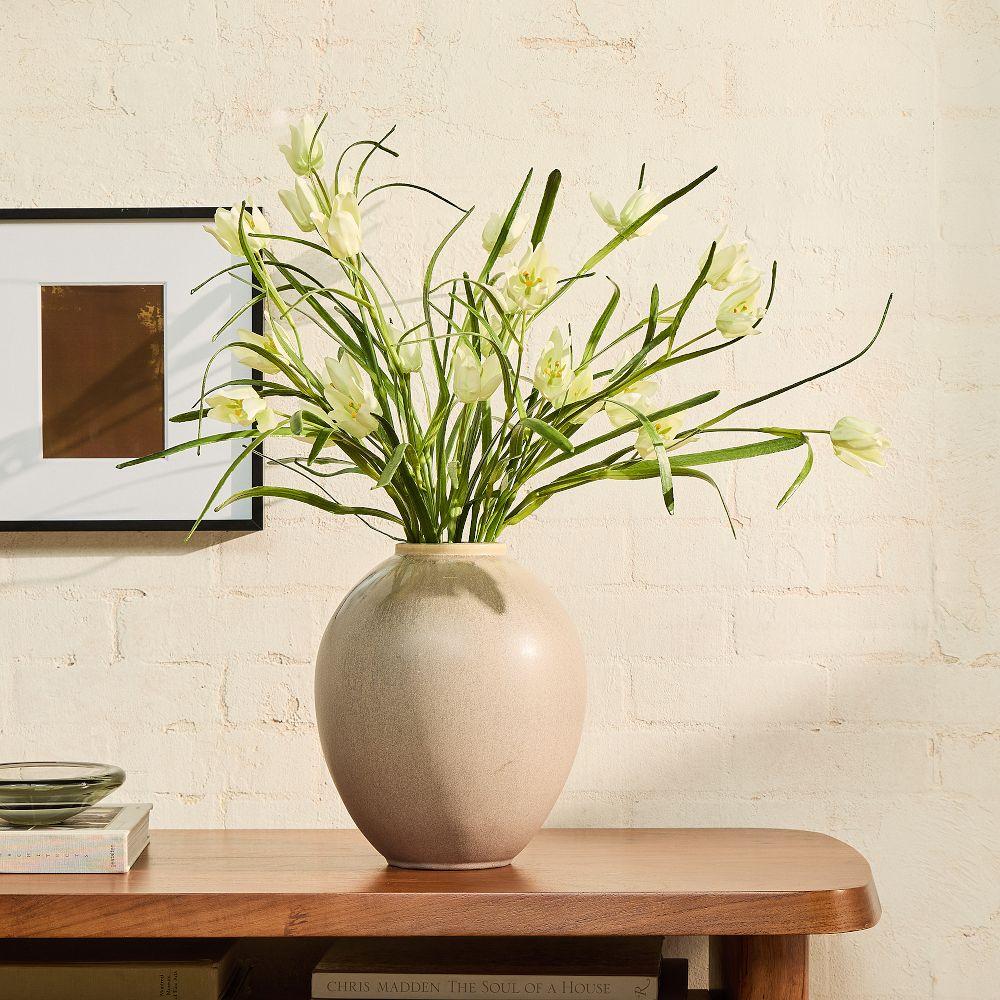 Faux Snake Head Lily Branch