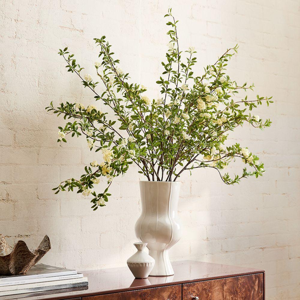 Faux White Blossom Bundle