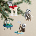 Bottlebrush Animal Astronaut Bauble