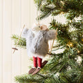 Felt Skier Mouse Bauble