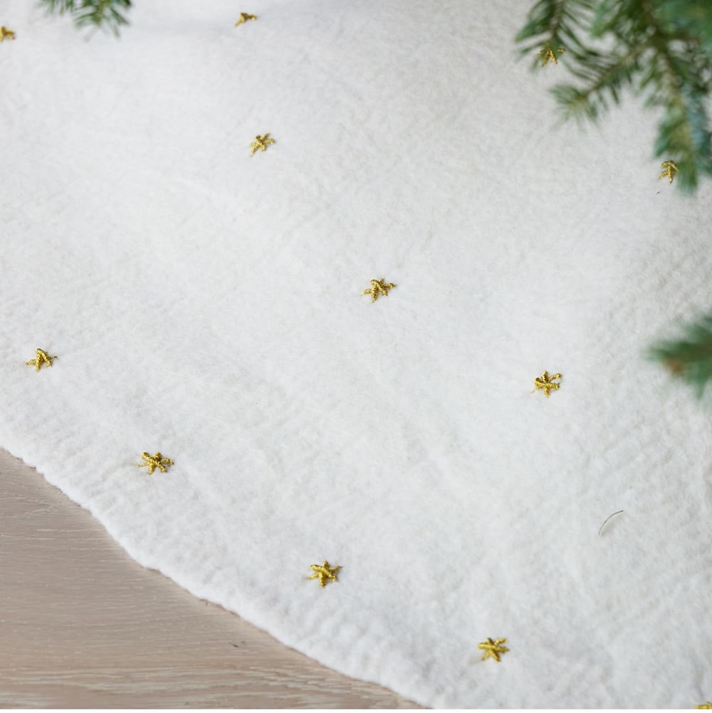 Felt Stars Tree Skirt