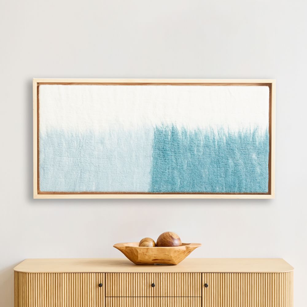 Felt Wall Art, Blue