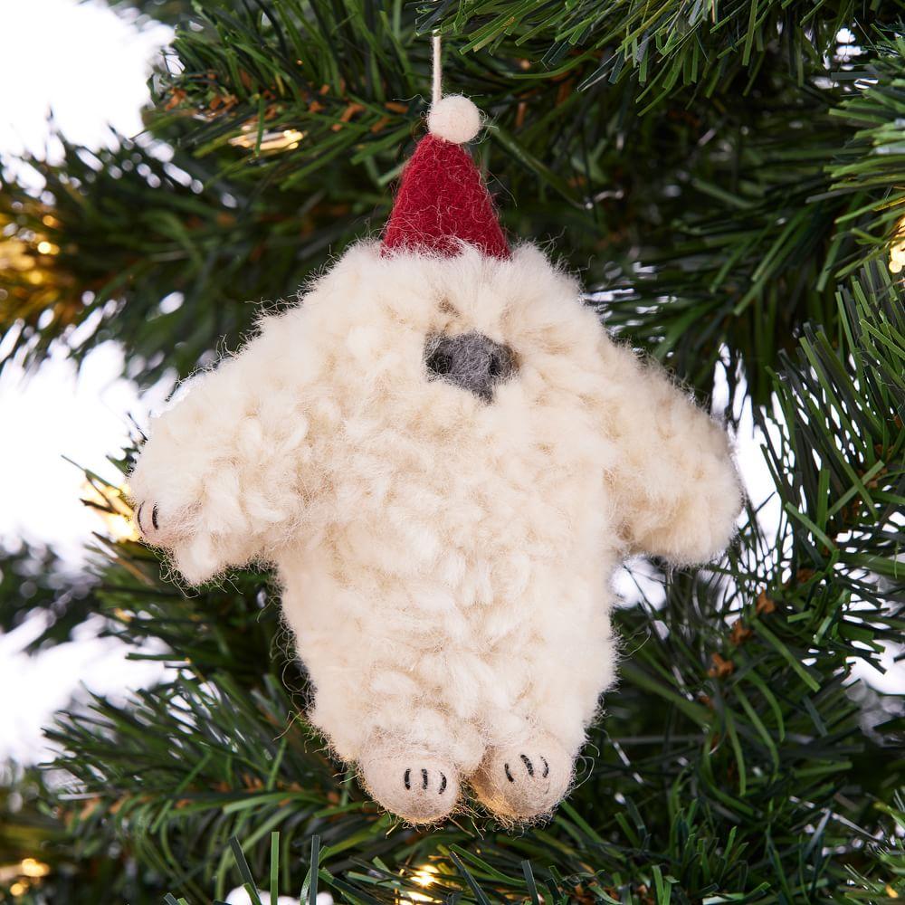 Felt Yeti Bauble
