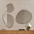 Fenny Antiqued Frameless Wall Mirror