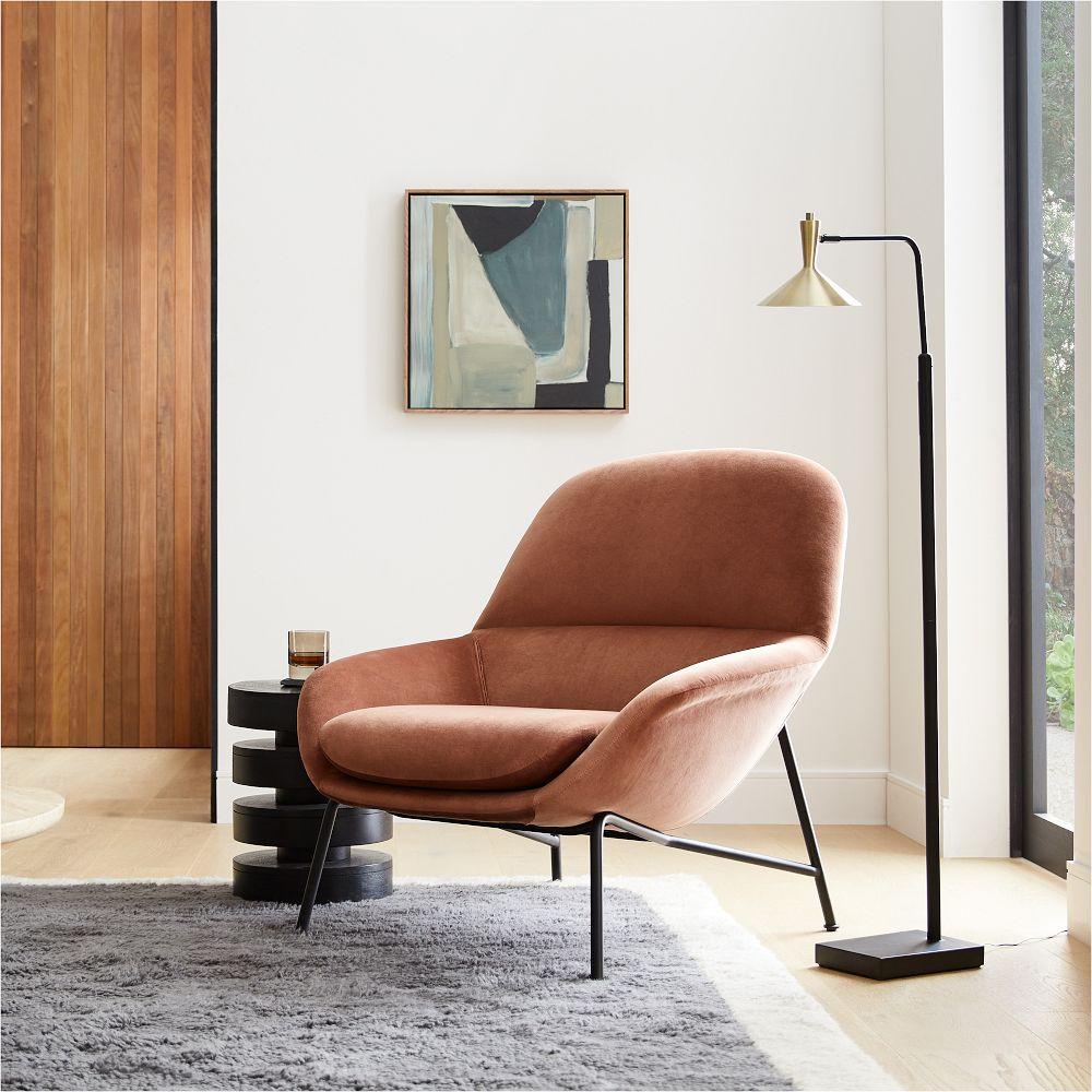 Fillmore Mid-Century Modern Armchair - Burnt Umber
