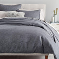 Flannel Tossed Lines Duvet Cover + Pillowcases