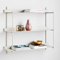 Floating Lines Metal Wall Shelf