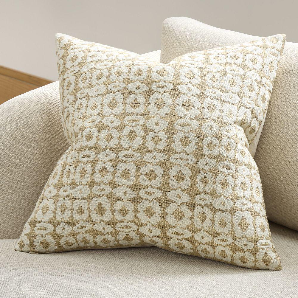Floral Jacquard Cushion Cover