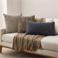 Floral Texture Mix Cushion & Throw Set
