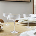 Fluted Coupe Glasses