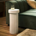 Fluted Indoor/Outdoor Garden Drink Side Table