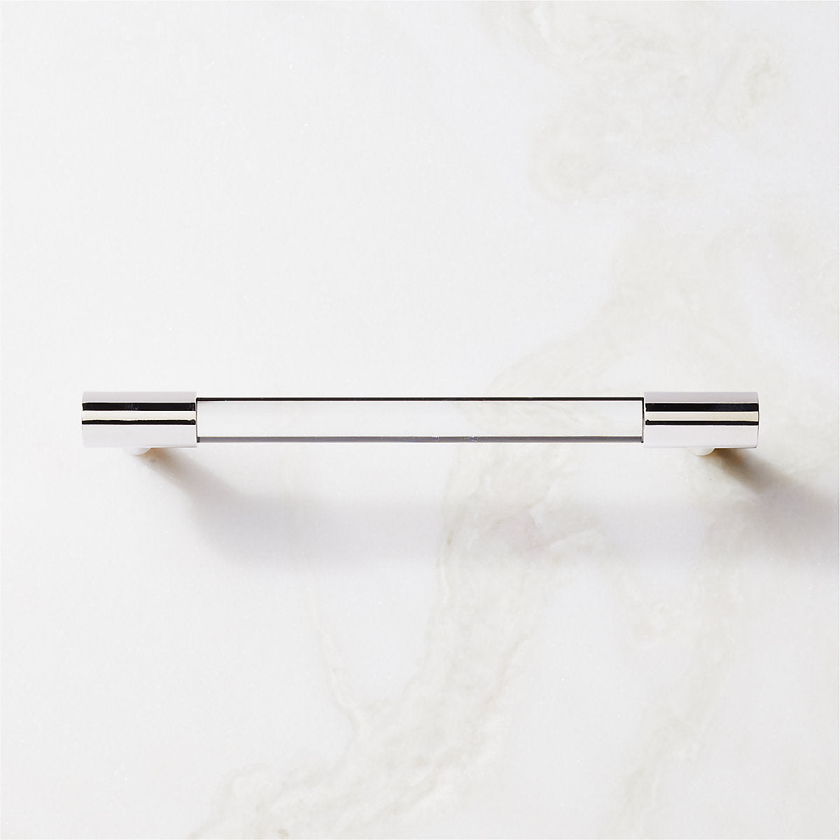 Flynn Polished Nickel and Crystal Cabinet Knob 0.75in