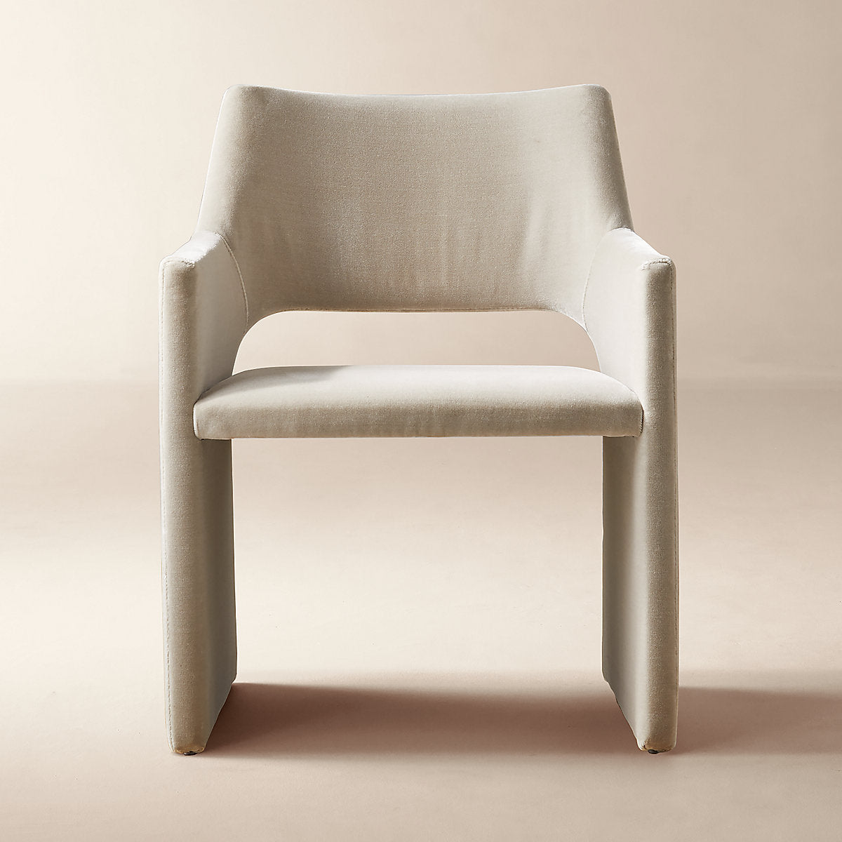 Foley Grey Faux Mohair Dining Counter Stool
