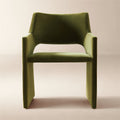 Foley Olive Green Velvet Counter Stool