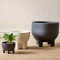 Form Studies Ceramic Footed Planters