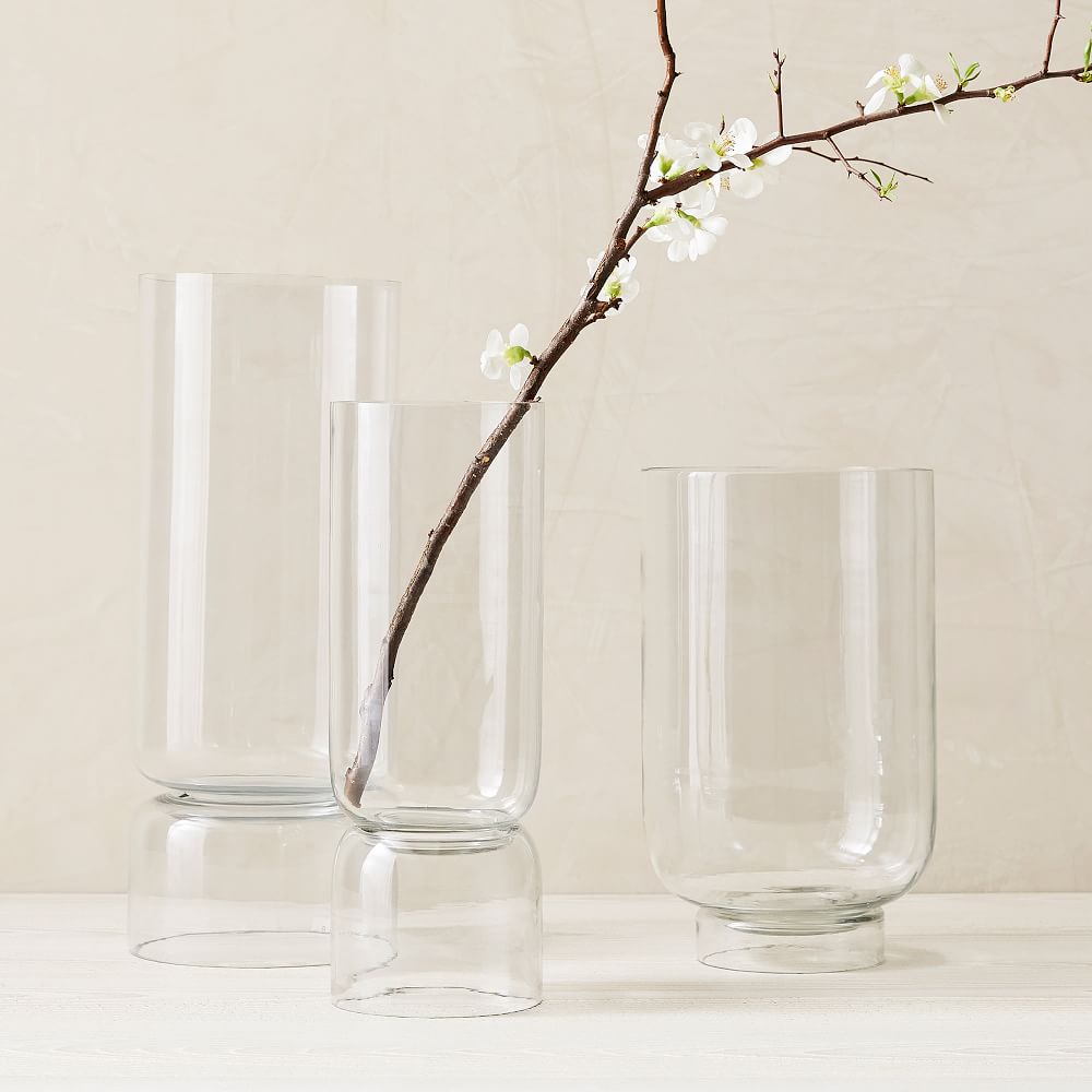 Foundations Clear Glass Vases