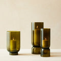 Foundations Olive Glass Vases