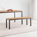 Frame Dining Bench - Caramel