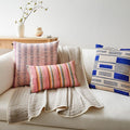 Fringe Stripe Cushion Cover