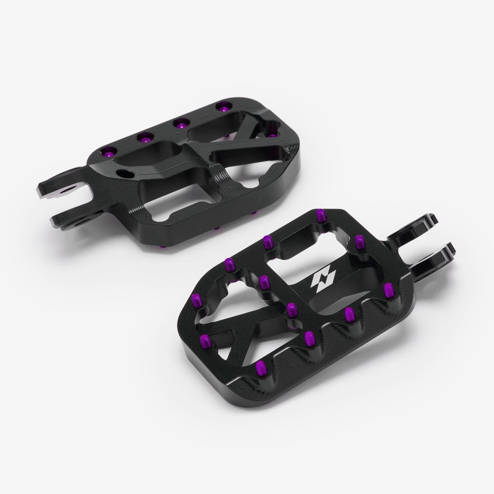 Full-E Charged Black Foot Peg with Coloured Pins Set for Light Bee / Talaria MX