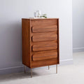 Gemini 5-Drawer Chest - Walnut