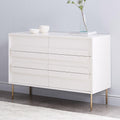 Gemini 6-Drawer Chest - White Lacquer