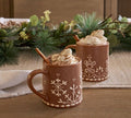 Pottery Barn Gingerbread Stoneware Mugs – Set of 2