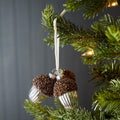 Glass Acorns Bauble