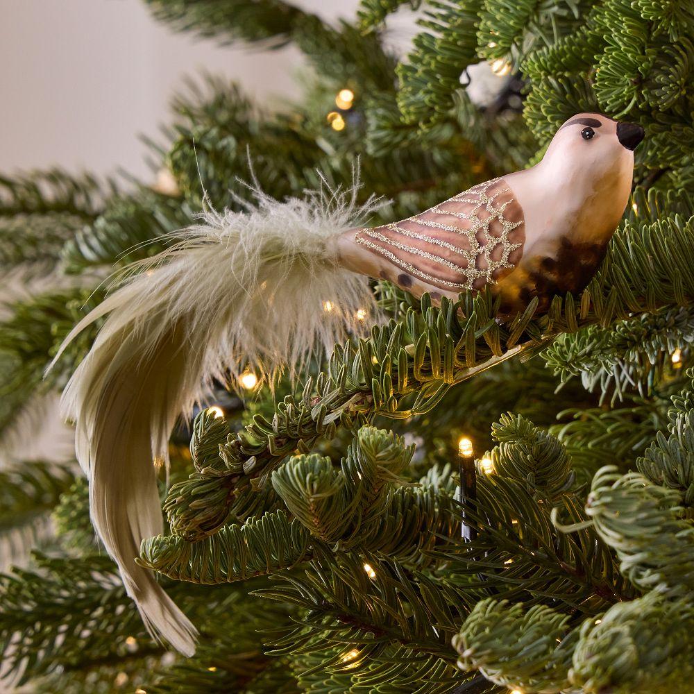 Glass Bird Clip-On Bauble