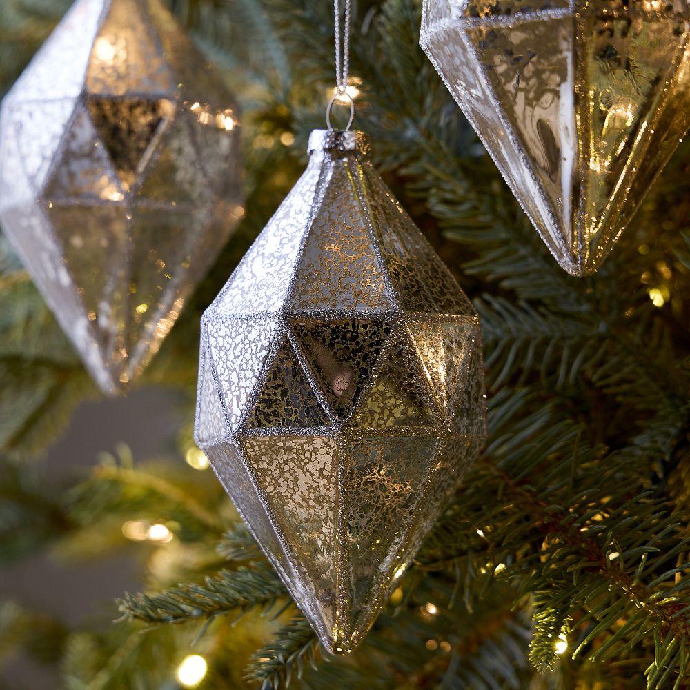 Glass Geometric Bauble