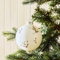 Glass Ski Ball Bauble