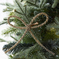 Glitter Bow Clip-On Bauble