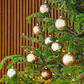 Medium Gold Baubles (Set of 9)