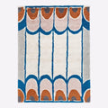 Grand Looped Border Shag Rug