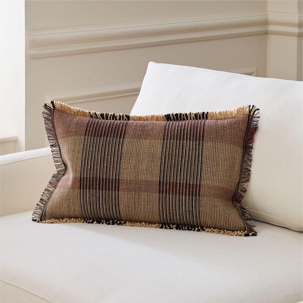 Graphic Plaid Cushion Cover