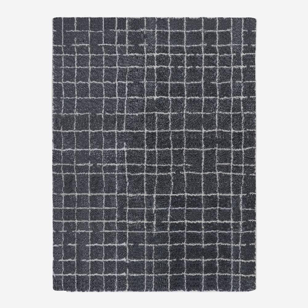 Grid Shag Rug