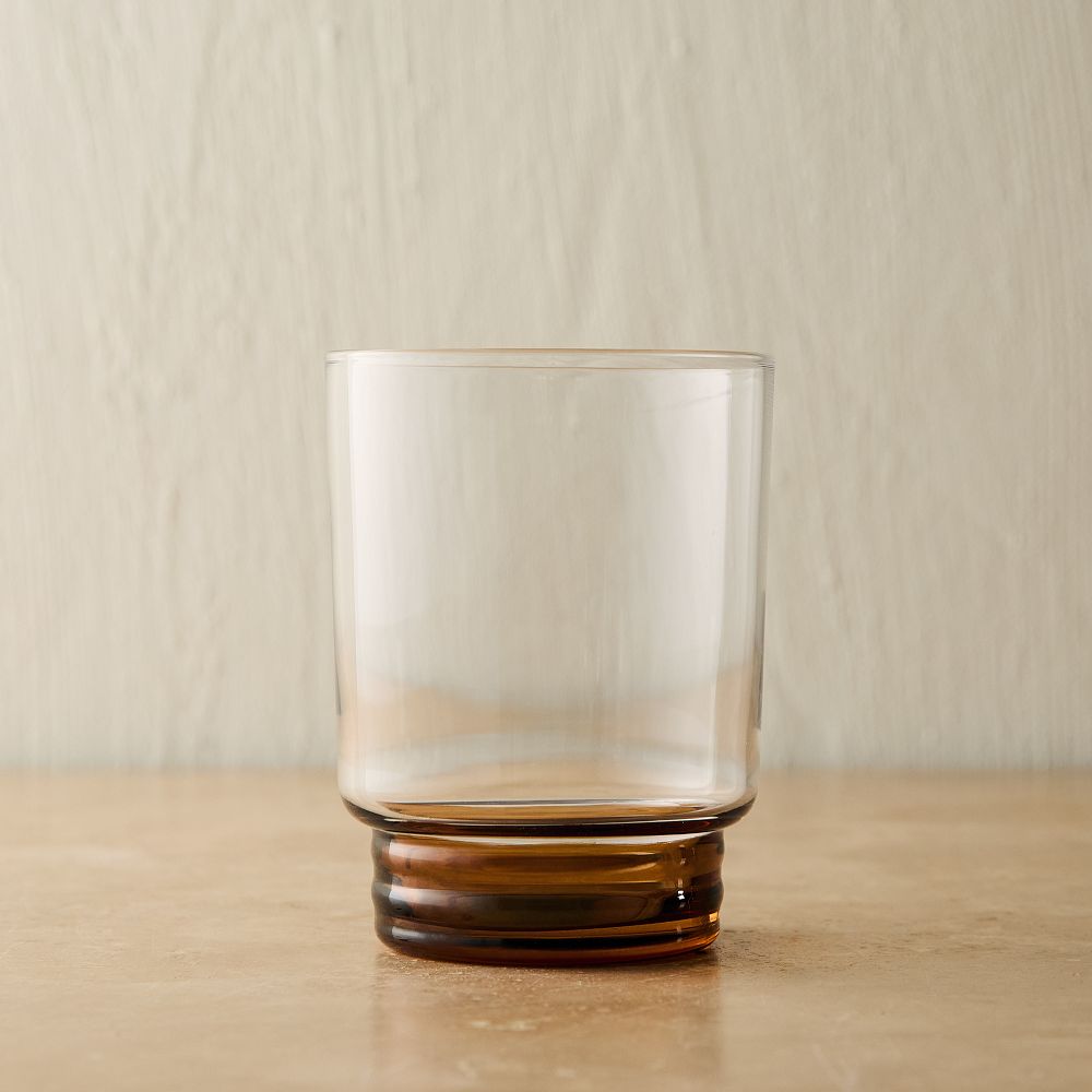 Grooved Stem Double Old Fashioned Glass