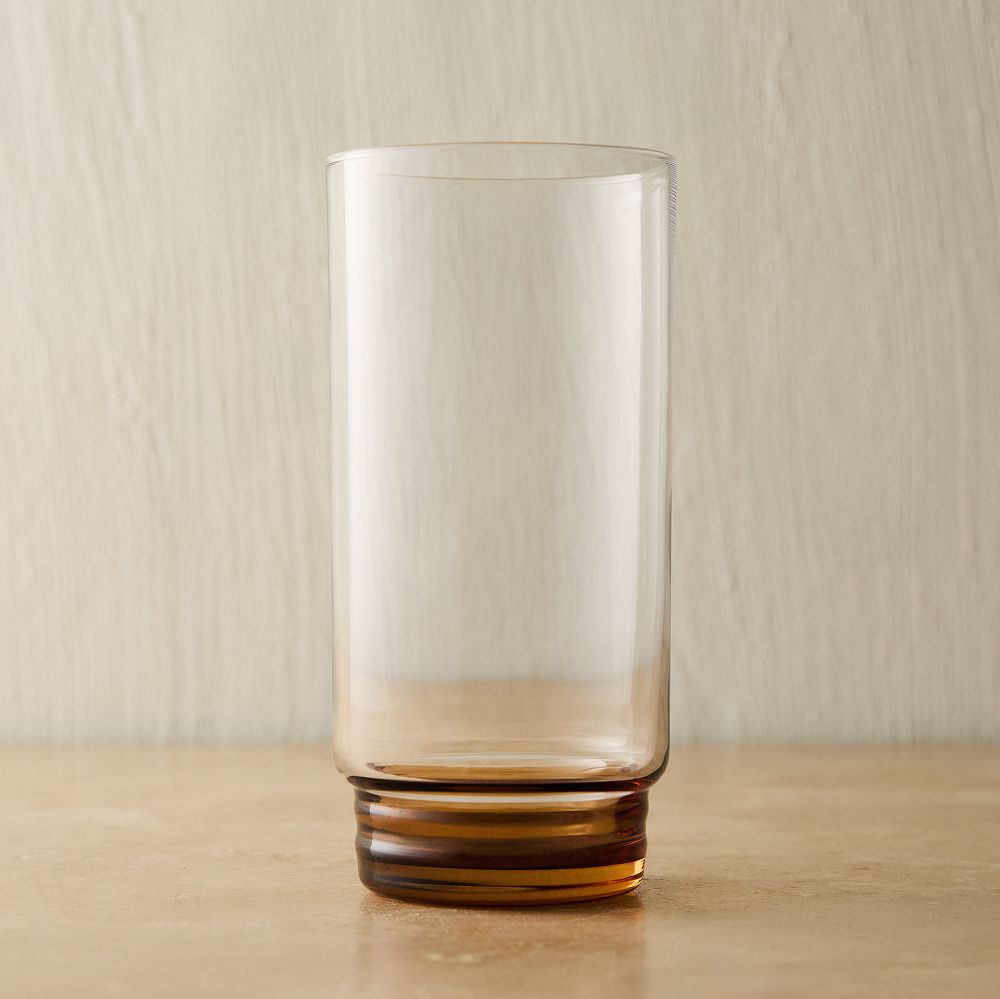Grooved Stem Highball Glass