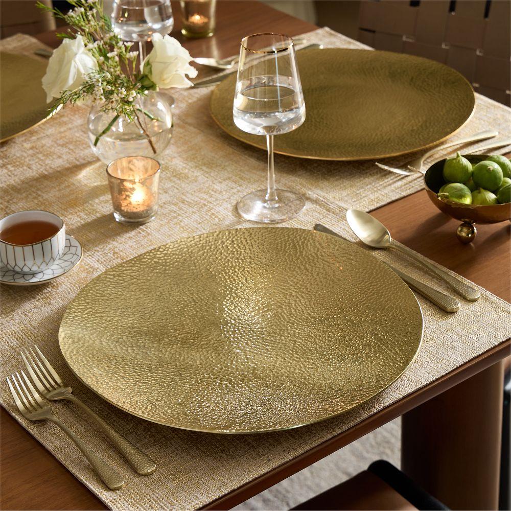 Hammered Metal Charger