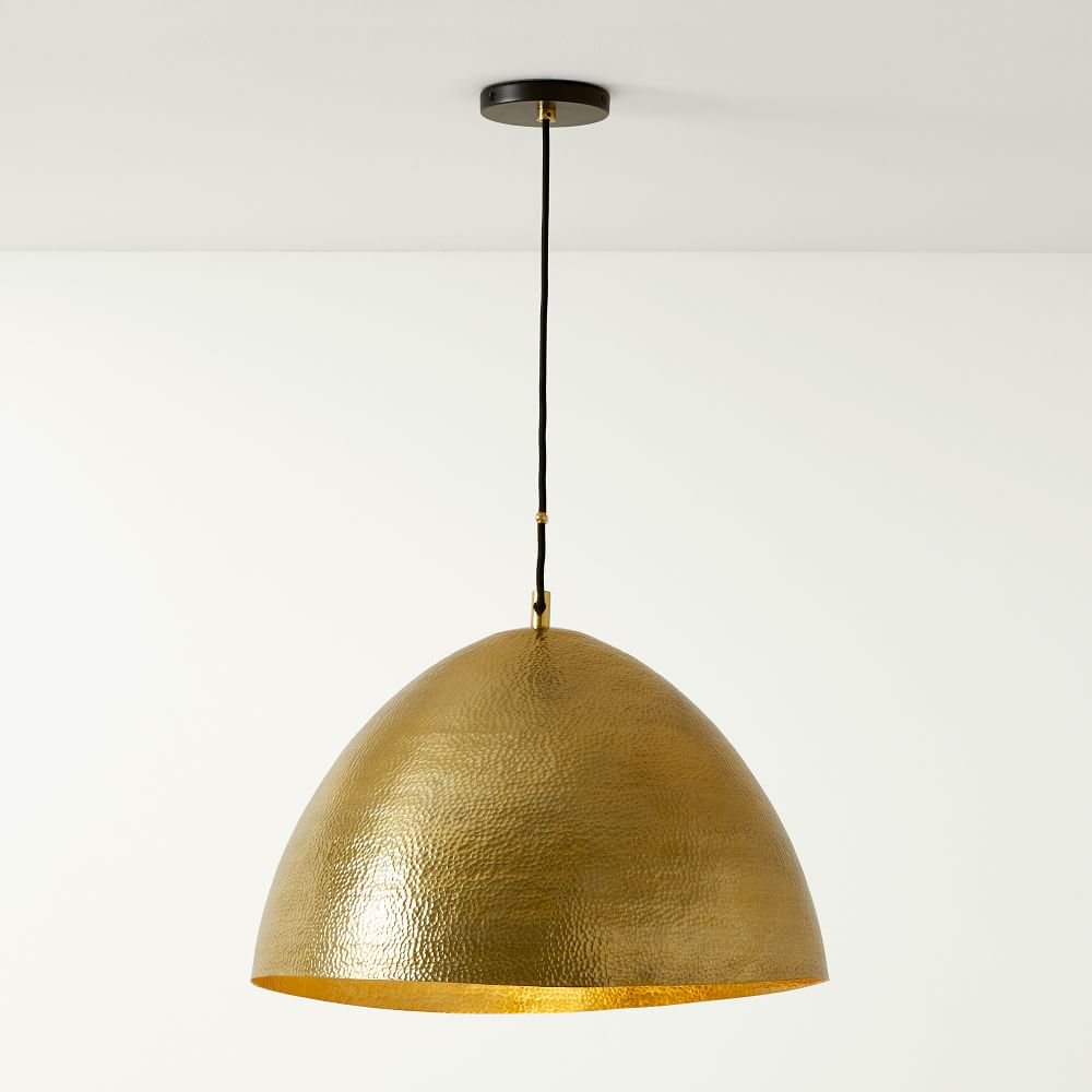 Hammered Metal Pendant